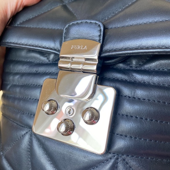 Furla Fortuna Small Black Backpack - Picture 7 of 8